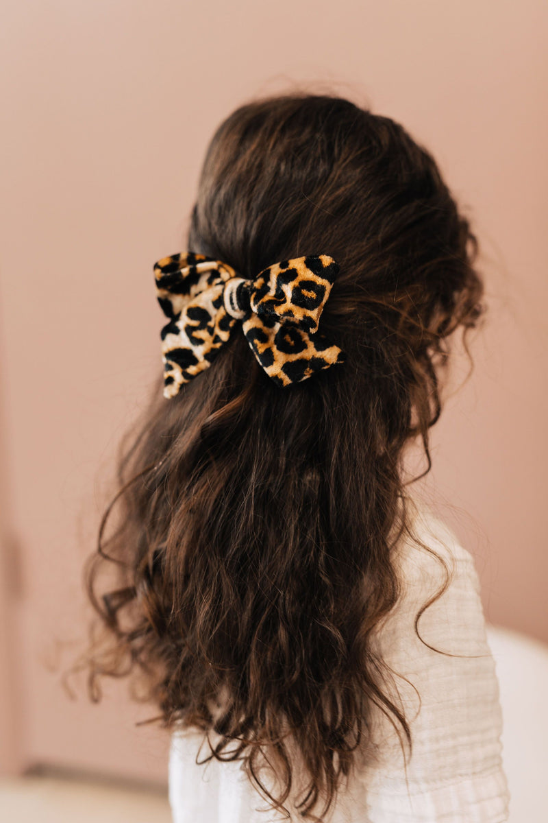 Velvet - Leopard Knot Headband