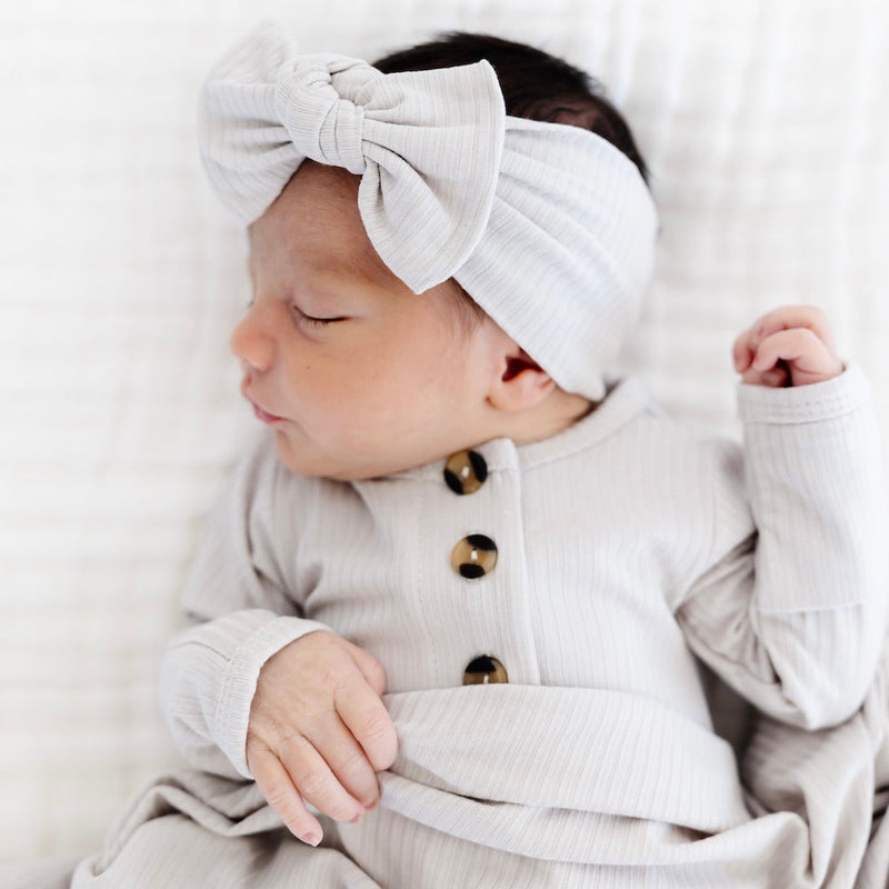 Adrian Ribbed Newborn Headband Bundle