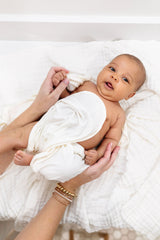 Infant Hooded Bath Towel - White
