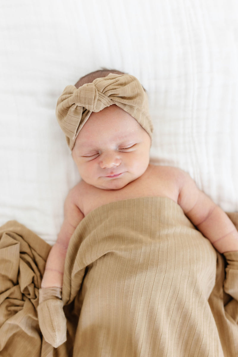 Jake Ribbed Swaddle Blanket