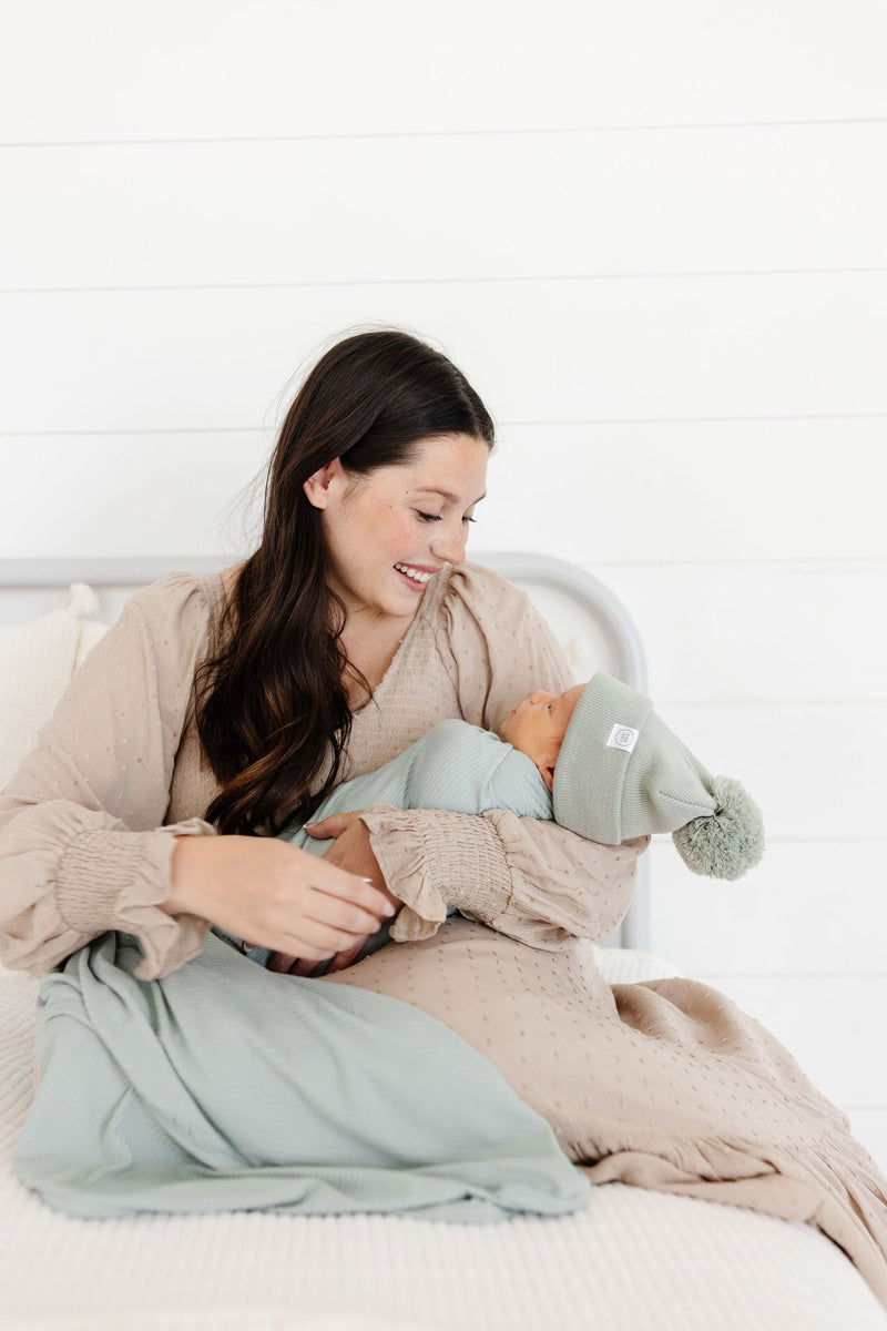 Bailey Ribbed Swaddle Blanket