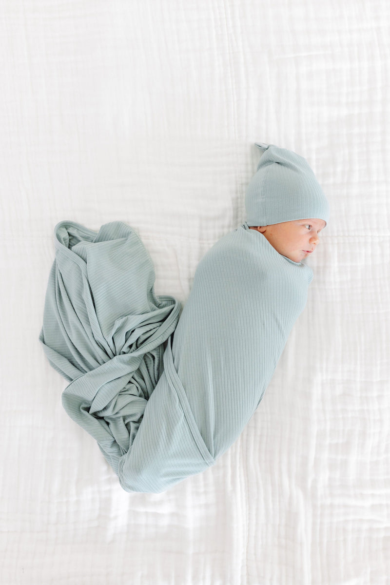 Bailey Ribbed Swaddle Blanket