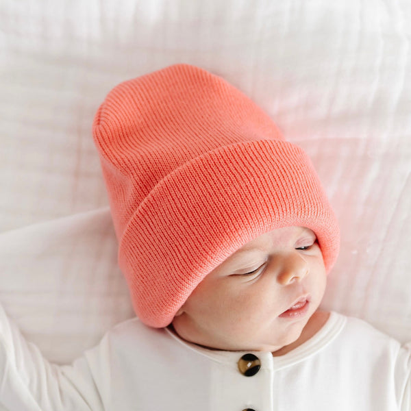 Beanie - Melon Pink