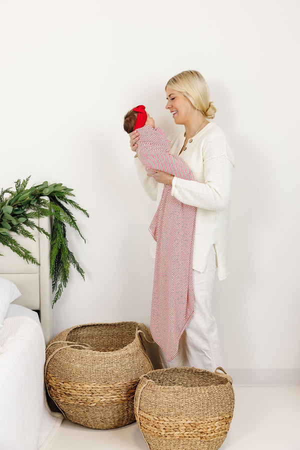 Gentry Ribbed Swaddle Blanket