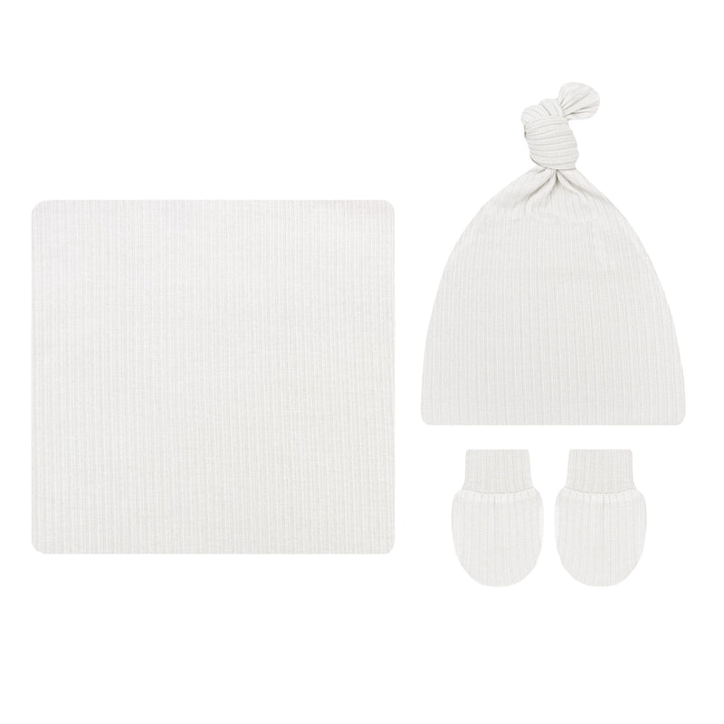 Adrian Ribbed Newborn Hat Bundle