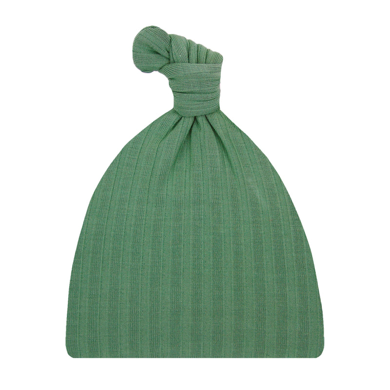 Baylor Ribbed Top Knot Hat