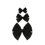 Tulle Bow 3 Pack: Olive Clips