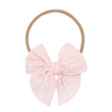 Cloud Muslin™ Heirloom Bow - Blush Headband