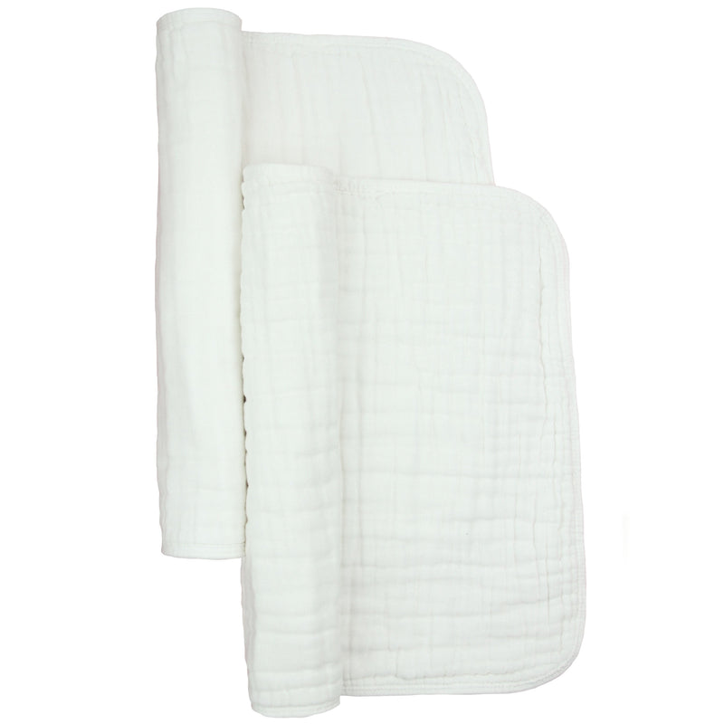 Cloud Muslin™ Burp Cloth 2 Pack - White
