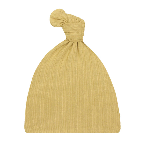 Charlie Ribbed Top Knot Hat