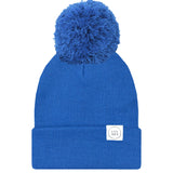 Beanie with Pom - Cobalt Blue