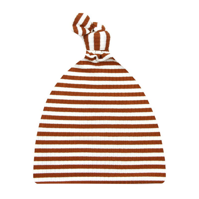 Boston Ribbed Top Knot Hat