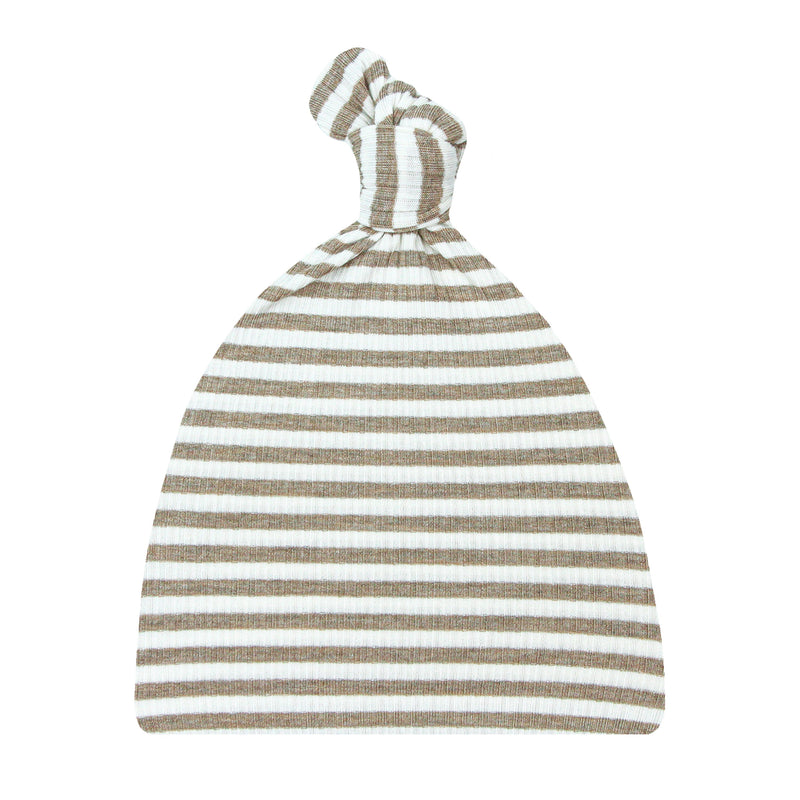 Indy Ribbed Top Knot Hat