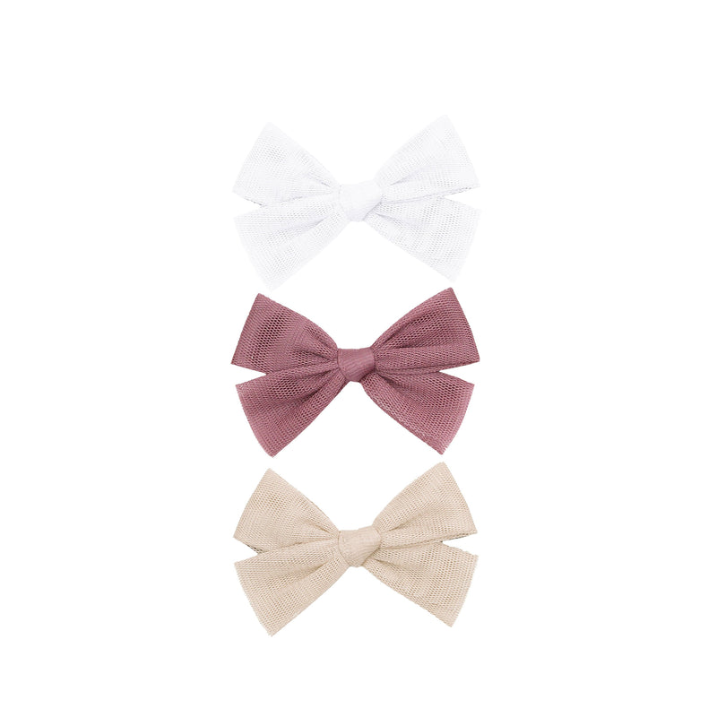 Tulle Bow 3 Pack: Iris Clips