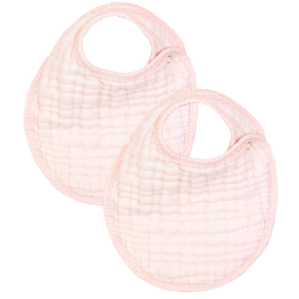 Cloud Muslin™ Bib 2 Pack - Blush