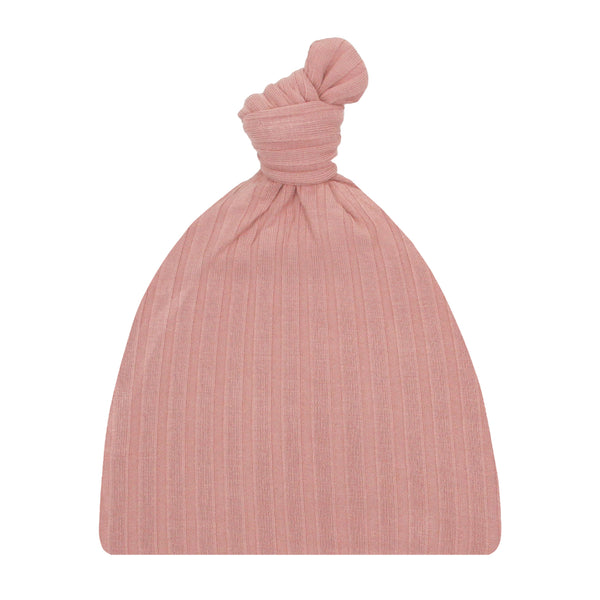 Jane Ribbed Top Knot Hat
