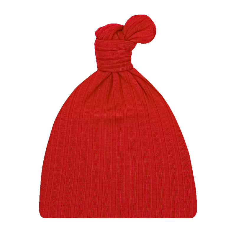 Sterling Ribbed Top Knot Hat