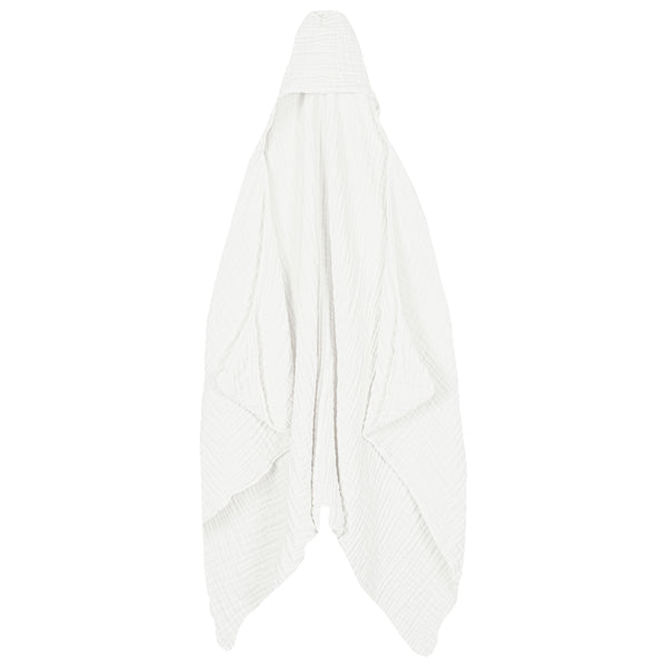 Toddler Hooded Bath Towel - White