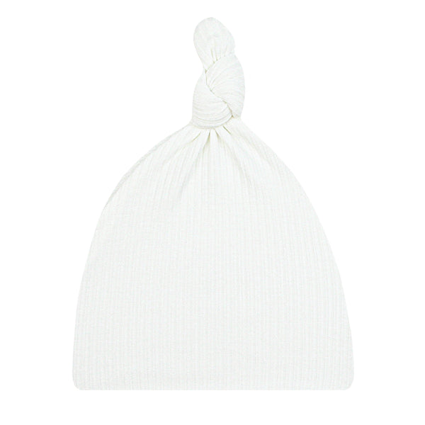 Wren Ribbed Top Knot Hat