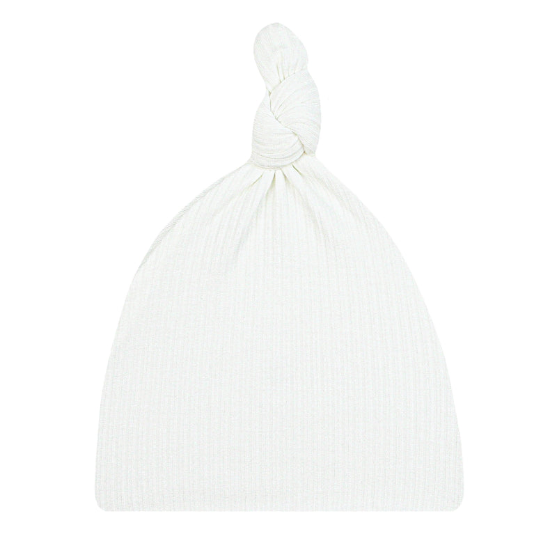 Wren Ribbed Top Knot Hat