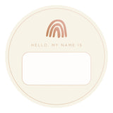 Blank Name Tags - Rose Gold Foil (2 pack)